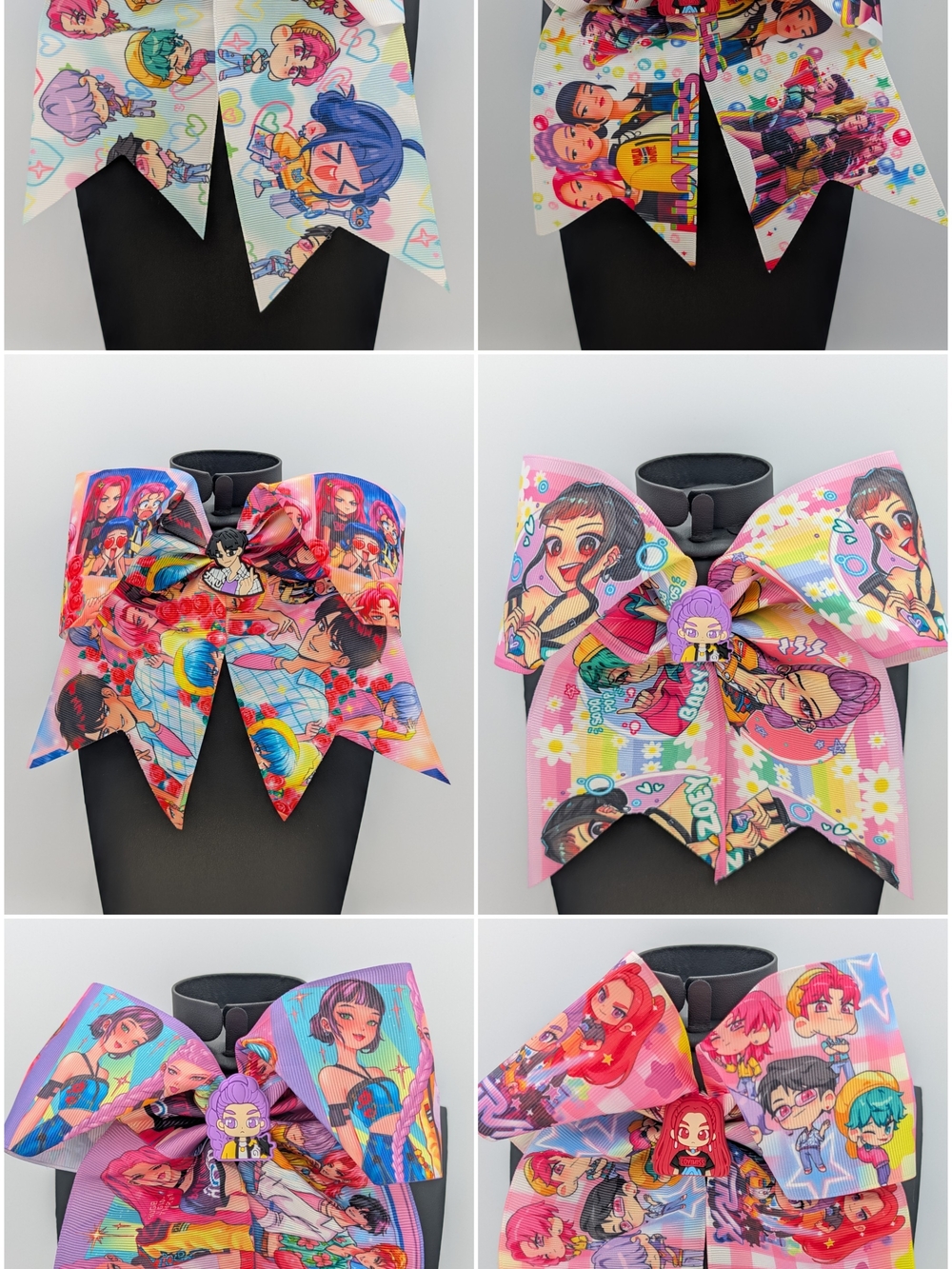 Large Kpop Demon Hunters Hairbow: Single Or Multi Purchase Options